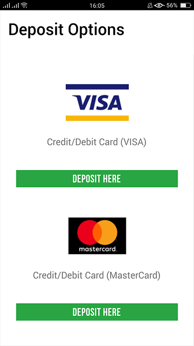Forex credit card deposit cash advance