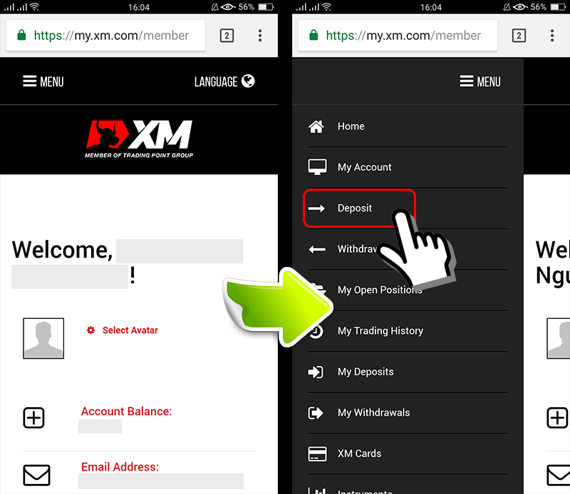 How To Deposit Money Into Xm Account On Smartphones - 