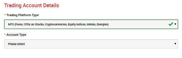 MT5 additional account