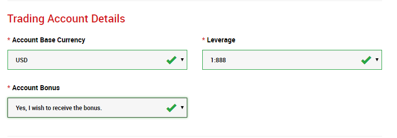 Real Account Registration 1/2, register forex real account.